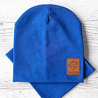 Детская шапка с хомутом КАНТА размер 48-52 Голубой (OC-138) XN, код: 1899952