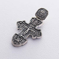Серебряный православный крест (чернение) 132735 Оникс ST, код: 6735710