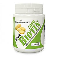 Биотин Stark Pharm Biotin 5000 120 Tabs SM, код: 7669882