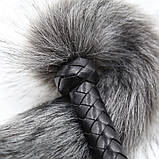 Хутряний хвіст лисиці з ручкою Bdsm4u Fox Tail Whips SC, код: 7729057, фото 5