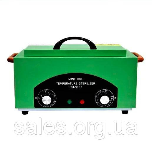 Шафа сухожаровий стерилізатор SalonHome T-SO30736 CH-360T Сухожеар Green для інструментів SC, код: 6649075