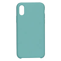 Чехол Soft Case No Logo для Apple iPhone X iPhone Xs Sea blue KV, код: 7646993