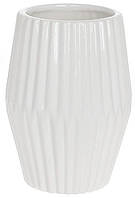 Керамическая ваза Bona Dejo 13x13x18 см Белая DP119947 GT, код: 7597273