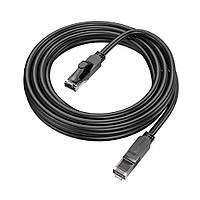 Сетевой кабель RJ45 BOROFONE BUS01 10 м Black N ST, код: 8327175