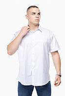Рубашка классическая однотонная мужская Redpolo 3785 6XL Белый (2000989848042) GB, код: 8128272