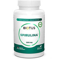 Спирулина Biotus Spirulina 500 mg 200 Tabs BIO-531224 KB, код: 8019556