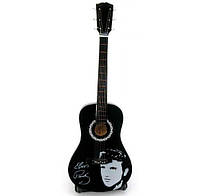 Гитара Elvis миниатюра дерево GUITAR A ELVIS BLACK 24 см черный (DN29995) GT, код: 6822231