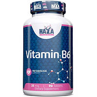 Пиридоксин Haya Labs Vitamin B6 25 mg 90 Tabs SM, код: 8062139