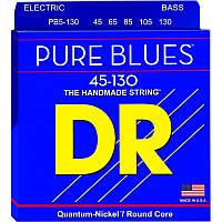 Струны для бас-гитары DR PB5-130 Pure Blues Quantum-Nickel Medium Bass 5-Strings 45 130 UD, код: 7417010