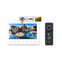 Комплект видеодомофона NeoLight NeoKIT HD+ WiFi Black SP, код: 6960471