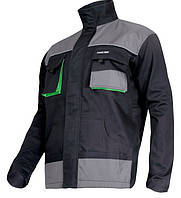 Куртка LAHTI PRO 54 Черный с серым (L4040754) KV, код: 8202344