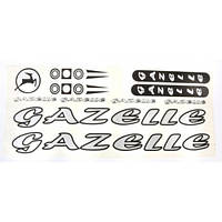 Наклейка Gazelle на раму велосипедам Серый (NAK048) PK, код: 8233412