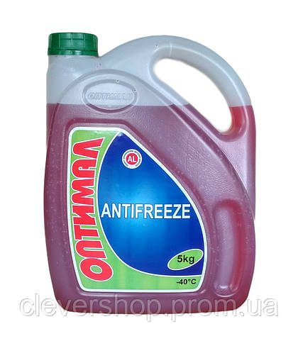 Жидкость охлаждающая Optimal Антифриз ОЖ-40 красный 5 л CS, код ...