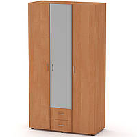 Шкаф с распашными дверями Компанит Шкаф-6 ольха OS, код: 6540708