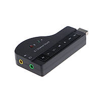 Звуковая карта RIAS 8.1 внешняя USB Piano Black (3_00623) PR, код: 7811564