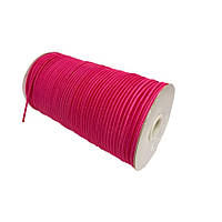 Шнурок-резинка круглый Luxyart 3 мм 500 м Розовый (Р3-8) GR, код: 1675815