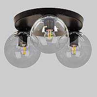 Потолочная люстра с шарами Lightled 56-XPR150F-3 BK+CL FG, код: 8123712