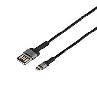 Кабель USB Baseus CALKLF-H USB to Lightning 1.5A 2m Черный SX, код: 7334446