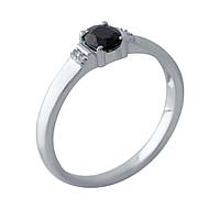 Серебряное кольцо SilverBreeze с натуральным сапфиром 0.461ct (2028154) 17.5 TH, код: 8022471