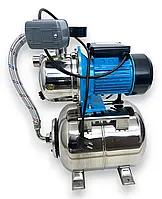 Насосна станція ЕР JS100/24inox  з нержавіючим корпусом для водопостачання, поливу 1,1 кВт, нержавіючий гідроакумулятор 24л