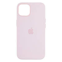 Чехол усиленной защиты MagSafe Silicone для Apple iPhone 13 Chalk Pink BB, код: 7813413