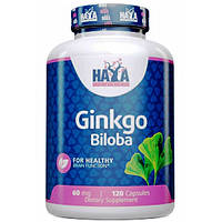 Гинкго Билоба Haya Labs Ginkgo Biloba 60 mg 120 Caps GT, код: 8260810