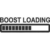 Виниловая наклейка на авто Boost Loading (от 3х15 см)
