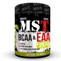 Аминокомплекс для спорта MST Nutrition BCAA EAA Zero 520 g 40 servings Mojito CS, код: 7517974