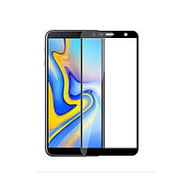 Защитное стекло Full Glue Full Screen Glass для Samsung Galaxy J4 Plus 2018 J415 Black (PG-00 AG, код: 681990