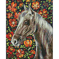 Алмазная мозаика без подрамника Верный конь ©Светлана Теренчук Идейка AMC7673 40х50 см TV, код: 8258499