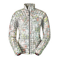 Куртка Eddie Bauer Womens MicroTherm StormDown Jacket Print CHROME S Серый (1142CH-S) ES, код: 259874
