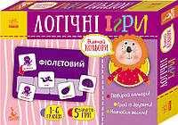 Логические игры Изучай цвета Ранок 24 карточки укр. 918001 MY, код: 8259415