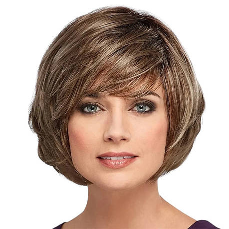 Перука коротка темно-руса Ombre Bob, термоволокно VC HAIRJOY A2, фото 1