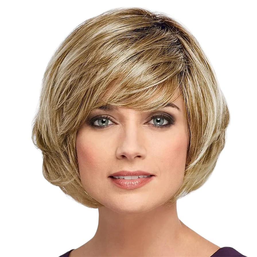 Перука коротка пшенична Ombre Bob, термоволокно VC HAIRJOY A5