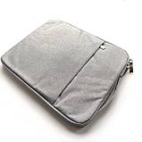 Чохол-сумка для планшета ноутбука Cloth Bag 13 Light Grey SC, код: 8096820, фото 2