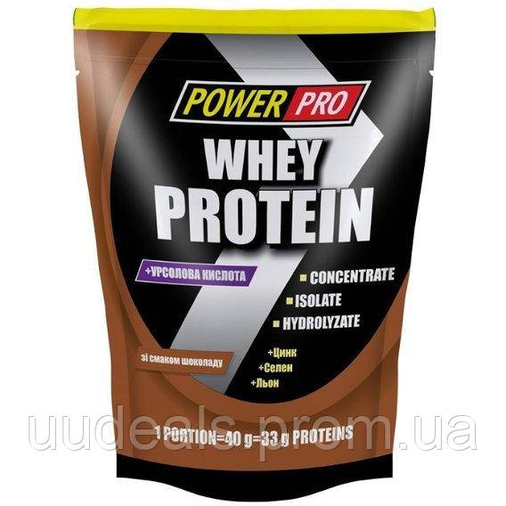 Протеин Power Pro Whey Protein 1000 g 25 servings Шоколад UD, код: 7520201 - фото 1 - id-p2156760285