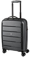 Малый пластиковый чемодан из полипропилена 30L Topmove Черный (100345176) SC, код: 7673486