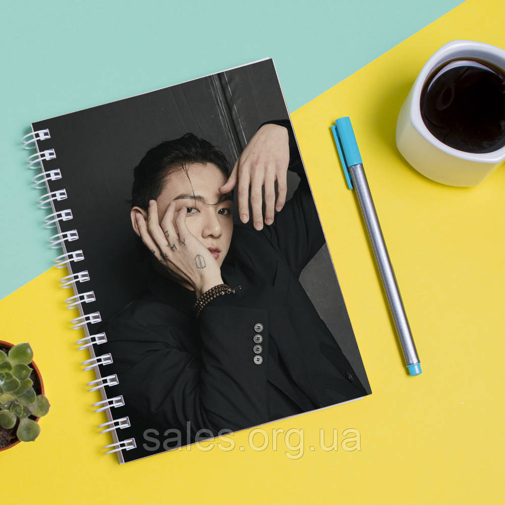 Скетчбук Sketchbook блокнот для малювання з принтом Твій шанувальник Чонгук — Jungkook Jeon SC, код: 8301713