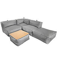 Комплект бескаркасной мебели Блэк Tia-Sport (sm-0692-1) серый FS, код: 6537675