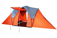 Палатка шестиместная Bestway Camp Base 68016 Orange XN, код: 7522215