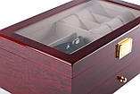 Скринька для зберігання годинника та прикрас Craft 6WB.JW.SG.RED Бордовий SC, код: 8294470, фото 8