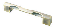 Мебельная ручка-скоба Kerron 128 мм античная Бронза EL-7060-128 BA TO, код: 7224627