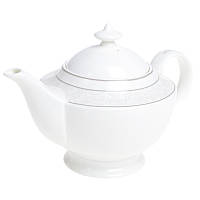 Чайник для заварювання чаю Lora Білий 73-066 1300ml SC, код: 7245255