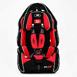 Дитяче автокрісло універсальне з бустером JOY група 1 2 3 9-36 кг Black and red 69078 SP, код: 7758023, фото 2