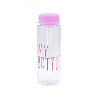 Бутылка для воды My Bottle с чехлом 500 мл прозрачно фиолетовая 500-500 BB, код: 8398439