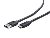 Кабель Cablexpert USB 3.0 Type-A - USB Type-C 1 м Черный (CCP-USB3-AMCM-1M) PS, код: 1901610