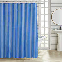 Штора для ванной из полиэстера Zerix SCT-003-180x180 (Цвет синий) (ZX4994) XN, код: 8406193