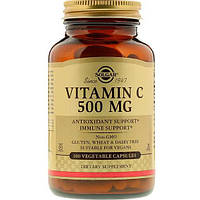Витамин C Solgar Vitamin C 500 mg 100 Veg Caps US, код: 7519194