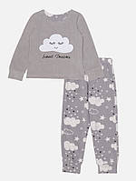 Пижама для девочки 110 серый Бома ЦБ-00231062 KB, код: 8430983