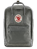 Рюкзак Fjallraven Kanken Re-Wool Granite Grey 36х28х12 см (1004-23330.27) EV, код: 7512979